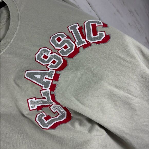 Men’s Light Sage Green “Classic” Logo Men’s T-Shirt - Picture 7 of 7